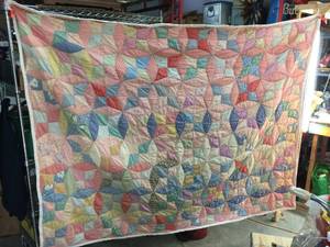 lot 240 image: Vintage Quilt - TwinFull - Appears Good