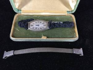 lot 247 image: Antique Sentinel Watch with Additional Viking 110 12kt Band