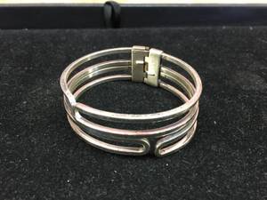 lot 258 image: Marked Renoir Sauteur - Sterling Clamper Bracelet