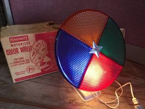 lot 259 image: Vintage Penetrays - Motorized Color Wheel - with Box