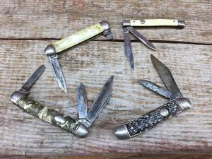 lot 272 image: 4 Vintage Imperial - Pocket Knives - Some Condition