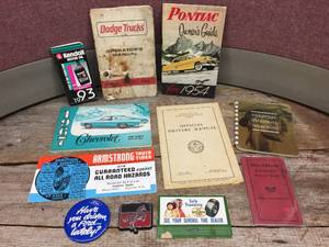 lot 307 image: Vintage Automotive Advertisers - Manuals