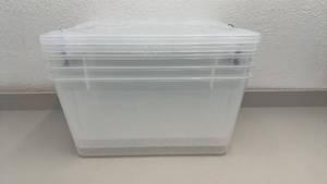 lot 26 image: Greenmade 45 Quart Multi-Use Storage Bins, 3 Pack