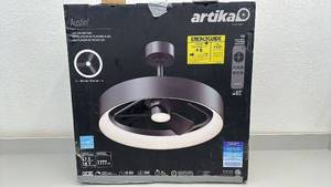 lot 34 image: Artika Austin LED Ceiling Fan with Remote, 23 Inch Diameter