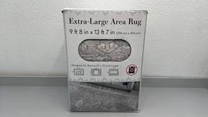 lot 60 image: Gilbert Medallion Gray Extra-Large Area Rug 9ft 8in x 13ft 7in
