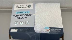 lot 83 image: Serenity by Tempur-Pedic Cooling Memory Foam Pillow Standard Size