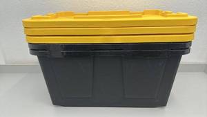 lot 96 image: Greenmade 27 Gallon Professional Grade Storage Tote with Snap-Tight Lid