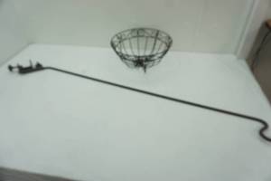 lot 36 image: Metal Hanging Plant Basket