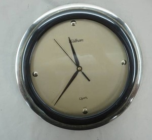 lot 44 image: Waltham Wall Clock 11 diameter