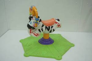 lot 66 image: Fisher Price Bounce & Spin Zebra