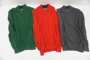 lot 130 image: (3ct) Club Room Sweaters Mens Medium