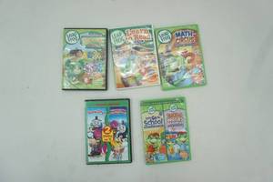 lot 144 image: Leapfrog DVDs (4ct) and Frosty Friends & Snow Days (1ct)
