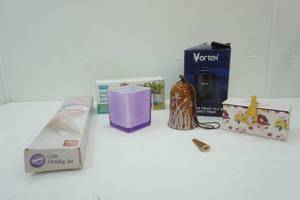 lot 170 image: Ceramic Bell, Kitchen Herb Garden, Cake Icing Set, Candles, Indoor Fruit Fly Trap