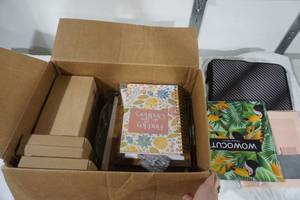 lot 239 image: NEW Decor, Notebook, Picture Book, Wooden Decor and More