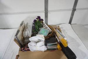 lot 245 image: NEW Decor, Picture Frames, Hanging Plant Baskets, Wall Hangings, Pillow Shams and more