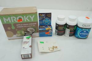 lot 297 image: NEW Vitamins, ShampooConditioner, Fashion Rings