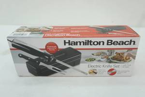 lot 298 image: NEW Hamilton Beach Electric Knife Set