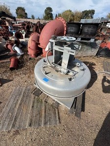 lot 33 image: Centrifugal downblast exhaust fan with Dayton Blower Motor