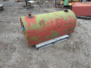 lot 64 image: Steel round cover H 25 x L 60 W 27