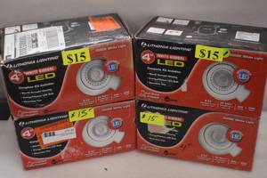 lot 7 image: 4 inch LED White Gimbal