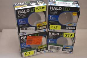 lot 14 image: Halo LED Retrofit Baffle Trim