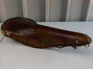 lot 1006 image: Wright Leather Bicycle Saddle