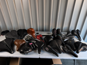 lot 1012 image: Lot of Bicycle Saddles