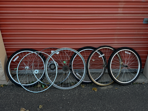 lot 1032 image: Bicycle Wheels