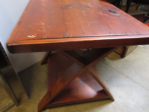 lot 7 image: Rustic Side Table