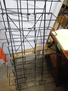lot 13 image: Folding Wire Literature Rack
