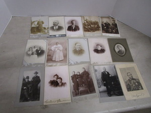 lot 26 image: Antique Cabinet Cards