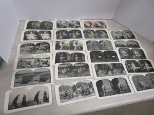 lot 30 image: Tinted Stereoptic Cards