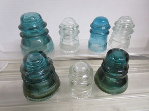 lot 45 image: Glass Insulators