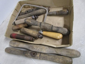 lot 80 image: Wooden Tool Handles
