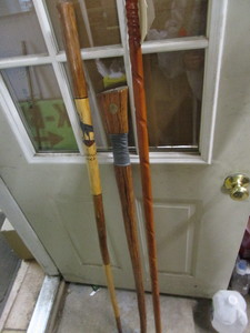 lot 164 image: Wooden Walking Sticks