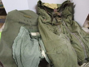 lot 168 image: Navy Duffel, Flight Pants