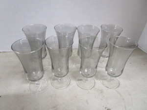 lot 175 image: Smoked Glass Wine Glasses