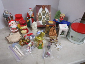 lot 192 image: Candles, Ornaments