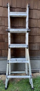 lot 65 image: S - Cosco Multi-Position Aluminum Ladder