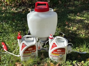 lot 66 image: S - Ortho Home Defense Insect Killer Lot with Backpack Sprayer