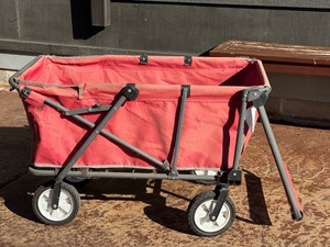 lot 76 image: G - Pre-Owned Canvas Garden Wagon with Collapsible Frame