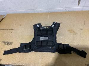 lot 102 image: APEXUP Adjustable Weighted Vest Men 20lbs30lbs40lbs Weights with Reflective Stripe, Weight Vest Woman Workout Vest for Strength Training Running Walking