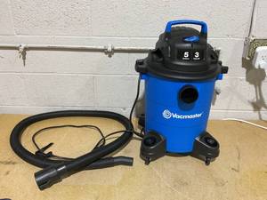 lot 164 image: Vacmaster 5-Gallon 3 Peak HP WetDry Vacuum  VOC507PF 0101