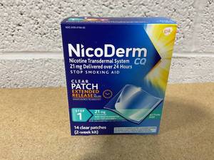 lot 259 image: NicoDerm CQ Stop Smoking Patch Extended Release Clear Step #1