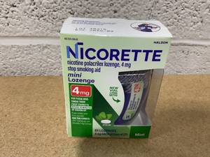 lot 261 image: Nicorette 4mg Mini Lozenge 81ct