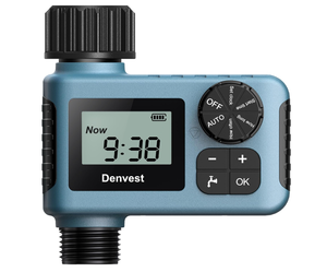 lot 144 image: LOT OF 2 Denvest Hose Timer, Water Timer for Garden Hose Faucet, Sprinkler Timers Outdoor, Irrigation Timer with Rain DelayManual for GardenOutdoor Hose, Yard, Lawns, 1 Outlet
