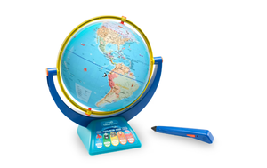 lot 146 image: Educational Insights GeoSafari Jr. Talking Globe Featuring Bindi Irwin, Interactive Electronic Globe for Children Ages 4 Years and up