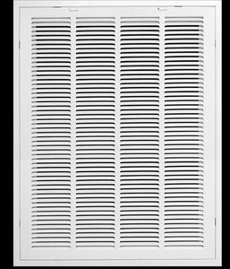 lot 155 image: HVAC Premium 20 X 28 Steel Return Air Filter Grille for 1 Filter - Removable Frame