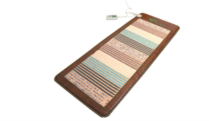 lot 14 image: PHYMAT Far Infrared Heating Pad for Back - Infrared Mat Full Body - Amethyst Mat - Bio Crystal Mat - 5 Color Natural Gemstones Heating Pad with Overheat Protection and Auto Off Function(67x27)