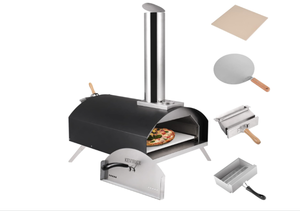 lot 17 image: Pizza Oven, Portable Outdoor Pizza Oven with 13Pizza Stone & Peel